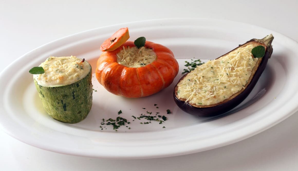 Receita de Legumes recheados com Bacalhau da Noruega