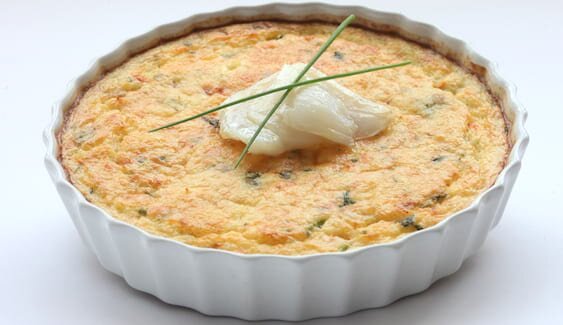 Receita de torta de Bacalhau à la Guedes