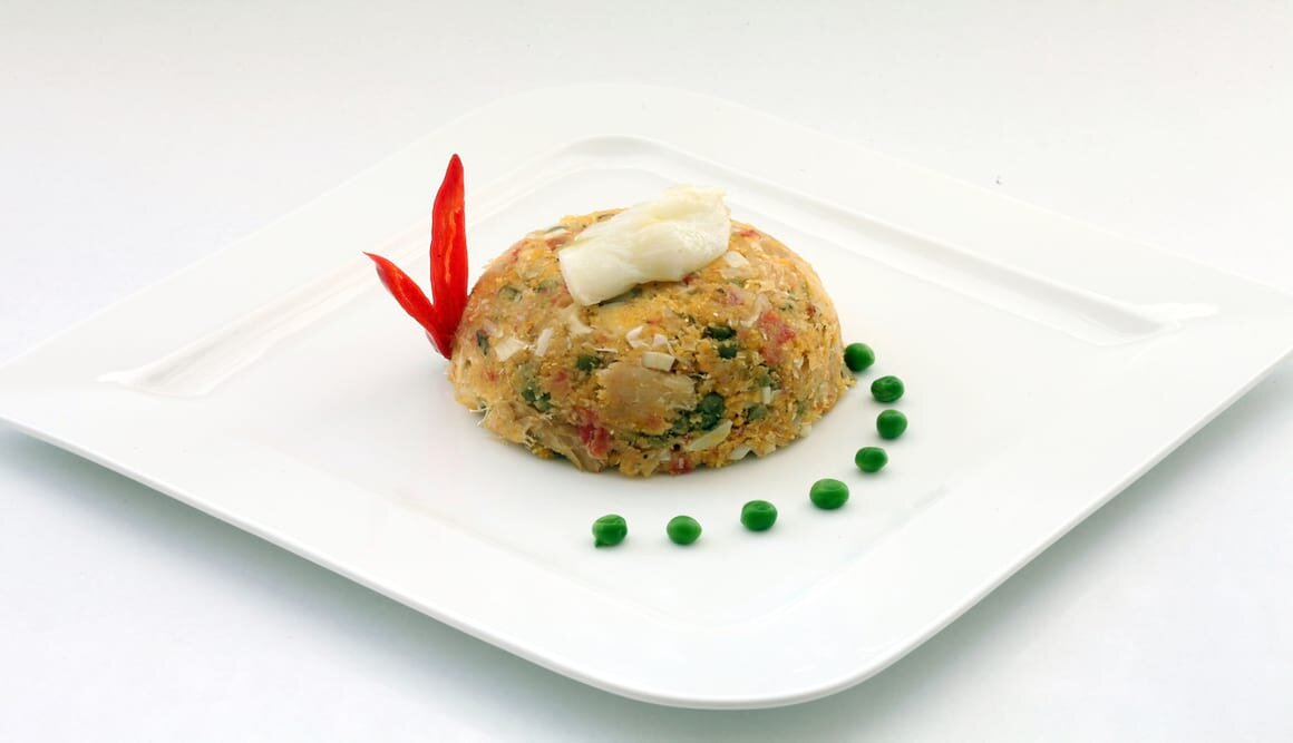 Receita de Cuscuz de Bacalhau da Noruega à Marialva