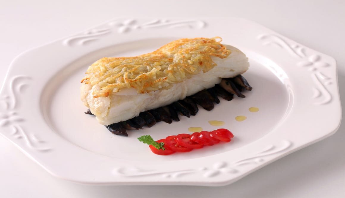 Bacalhau da Noruega na Telha Crocante