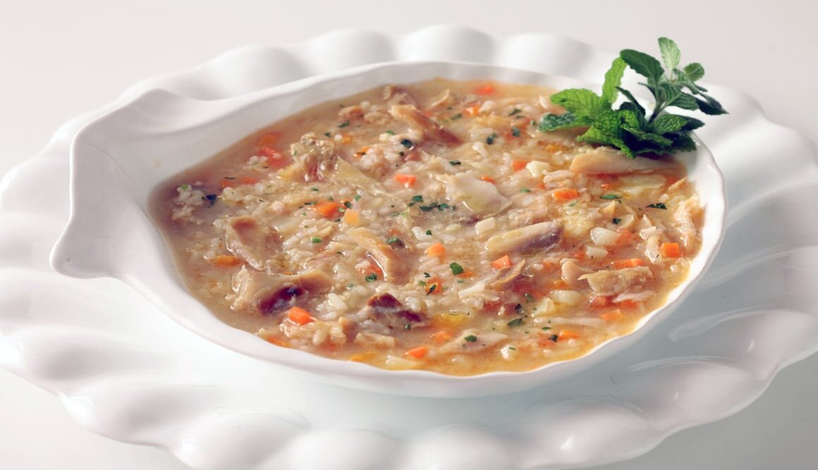 Receita de Canja de Bacalhau da Noruega