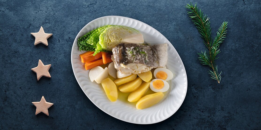 Bacalhau da Noruega com todos