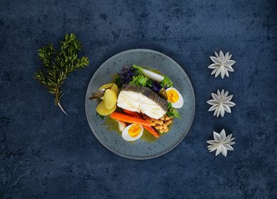 Bacalhau da Noruega com todos