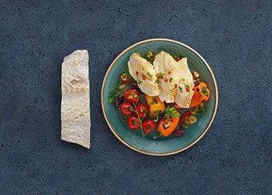 Bacalhau da Noruega com pimentão