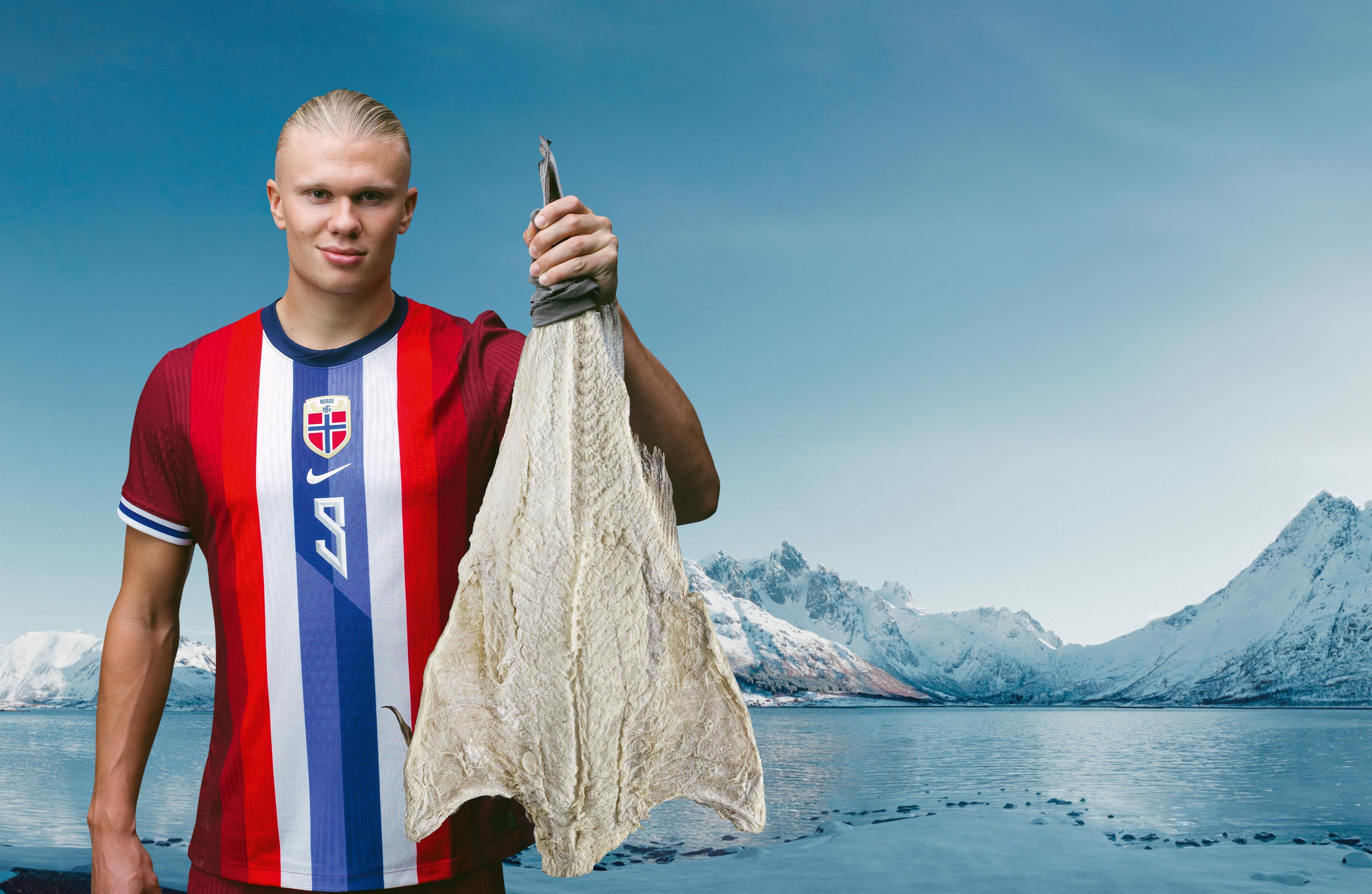 Haaland com Bacalhau da Noruega