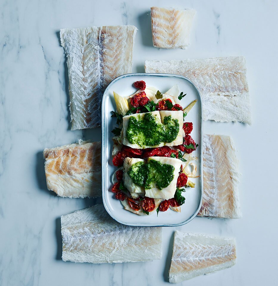 O bacalhau é um produto delicioso, perfeito para refeições do dia a dia.