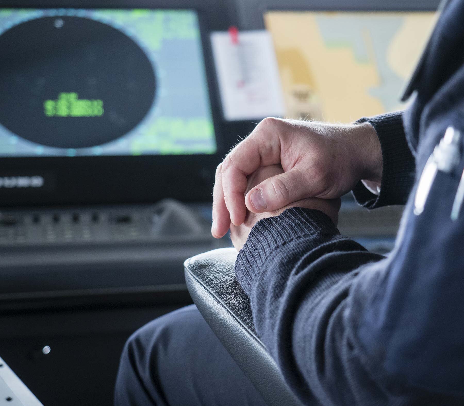 Vista detalhada de dentro da casa de direção